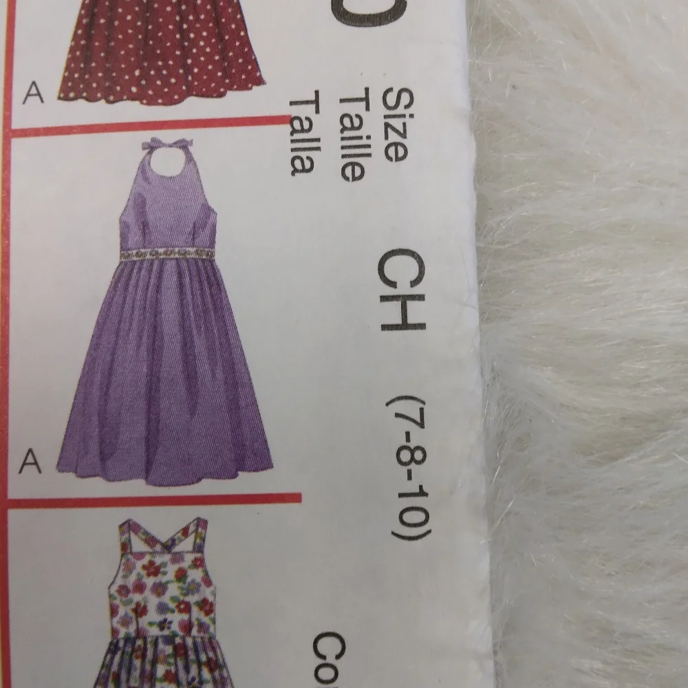 McCall's 3260 Children's & Girls' Sundress Size 7-8-10